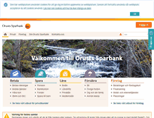 Tablet Screenshot of orustsparbank.se